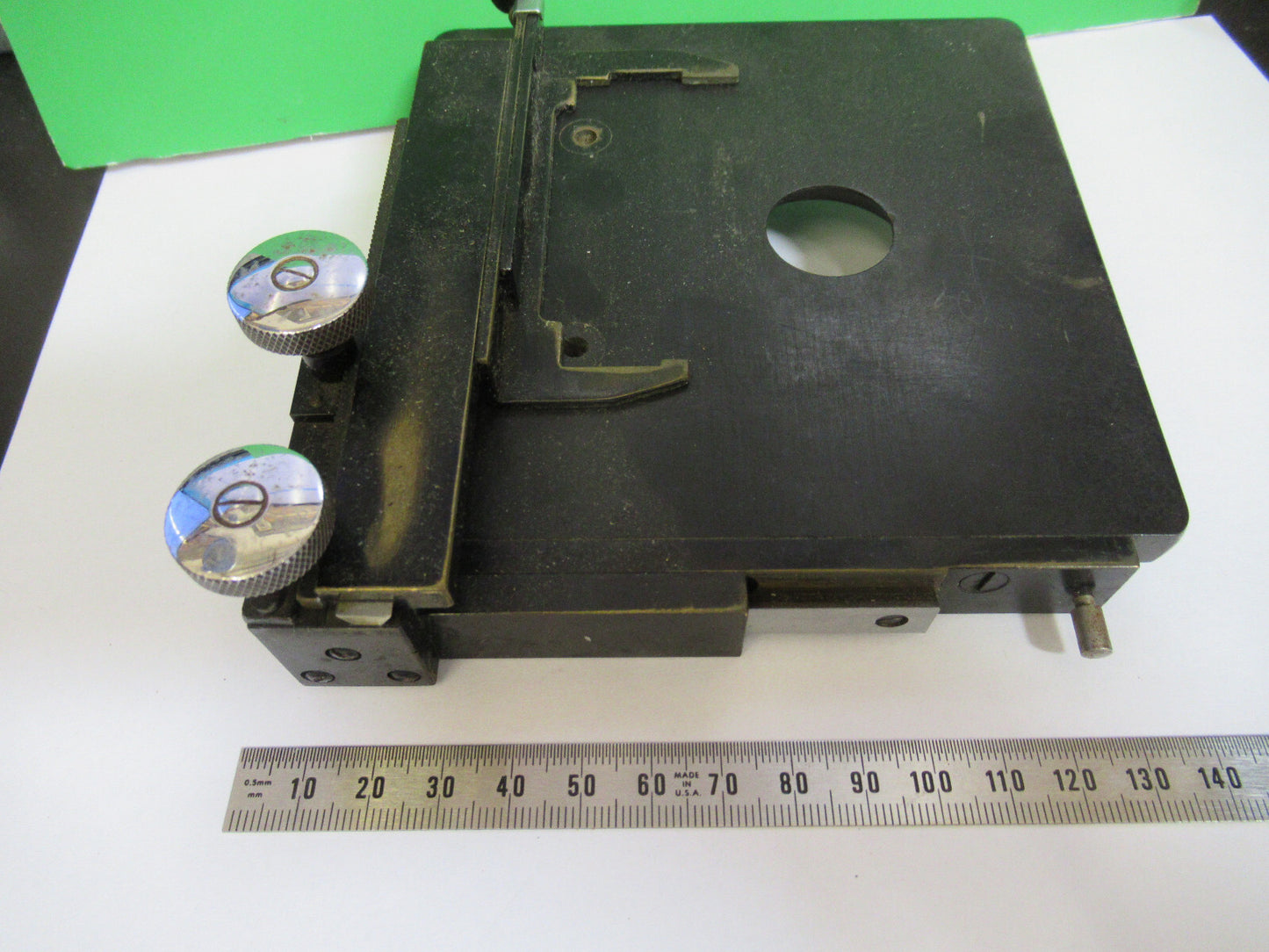 Antique Spencer Lens Co. Xy Stage Table Microscope Part Optics Old