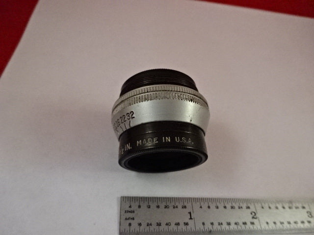 Antique Optical Lens Anastigmat Ilex Paragon 3 1/2 Inches Optics