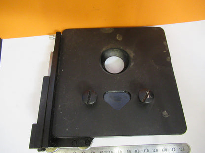 SPENCER AO ANTIQUE  XY CLIPS STAGE MICROSCOPE PART AS PICTURED Y4-A-127