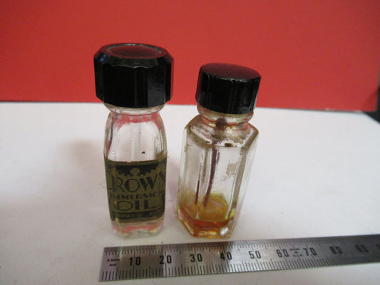 Lot Antique Immersion Oil for Microscope Part