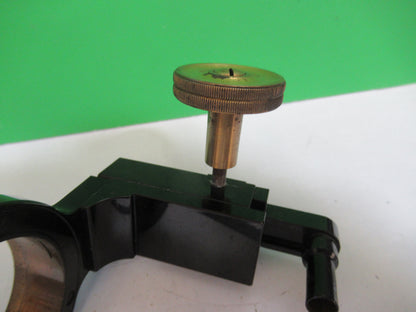Antique Microscope Part Ernst Leitz Germany Brass Condenser Hol
