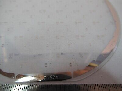 SAPPHIRE WAFER SINGLE CRYSTAL PLATINUM COATED with DEVICES AS PICTURED &7B-B-148