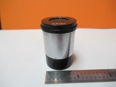 UNITRON JAPAN WF15X LENS EYEPIECE MICROSCOPE PART OPTICS AS PICTURED &85-B-125