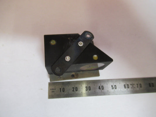 Ernst Leitz Germany Glass Prism Head Microscope Part Optics