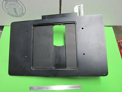 MICROSCOPE PART STAGE MICROMETER LEITZ WETZLAR GERMANY ORTHOPLAN  BIN#50-02