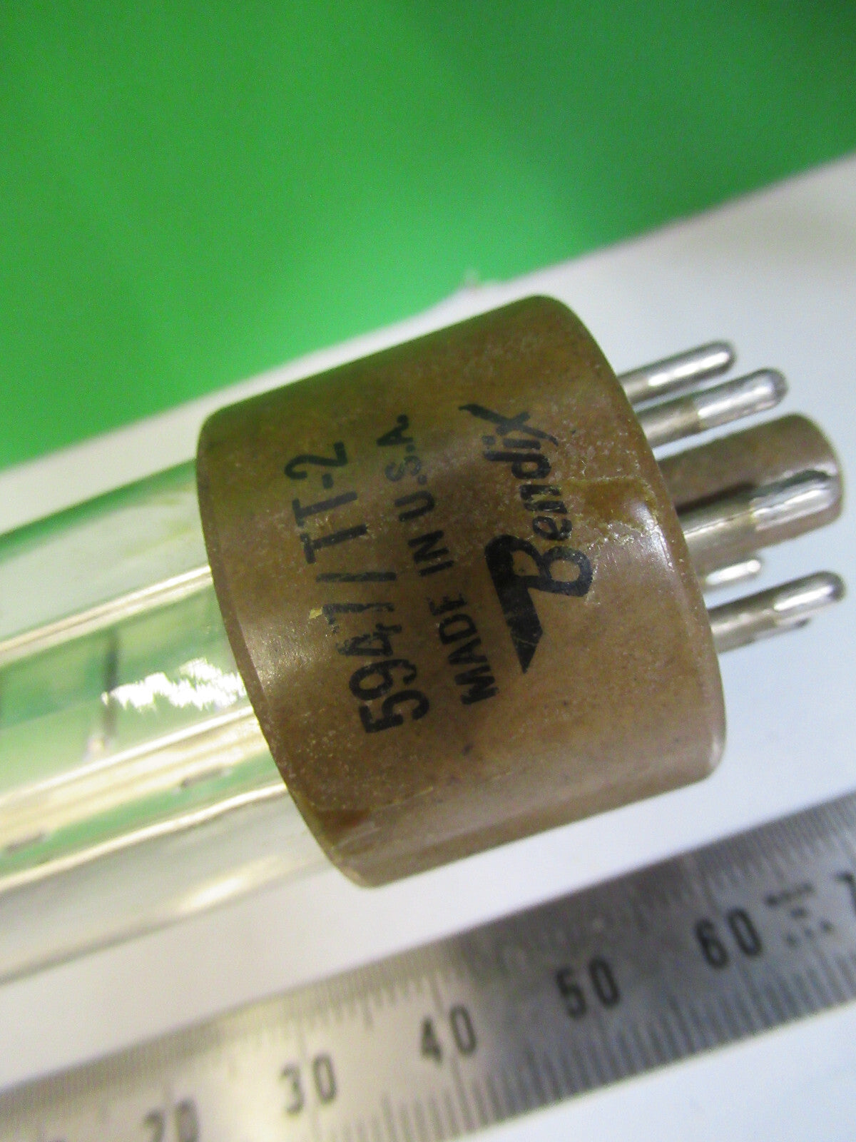 BENDIX 5947 SATURATION DIODE VACUUM TUBE AS PICTURED &12-DT-E1
