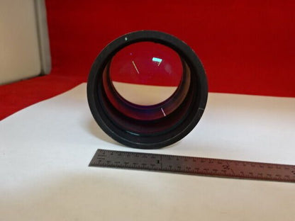 OPTICAL CONVEX LENSES MOUNTED MIL SPEC LASER OPTICS AS IS #AR-13