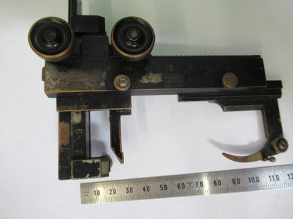 antique SPENCER STAGE XY CLIP WORKS FINE microscope part AS PICTURED #S9-B-69