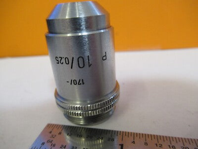 LEITZ WETZLAR OBJECTIVE POL 10X /170 OPTICS MICROSCOPE PART AS PICTURED &11-B-27