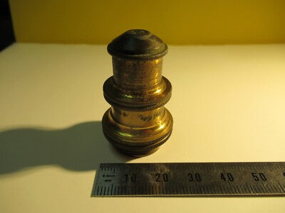 Antique Brass Objective Bausch & Lomb 4mm Optics Microscope