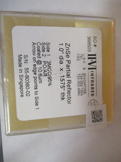 Optical ex-NASA Coated ZnSe Reflector Pro Laser Optics