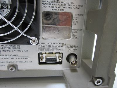 HP  8590B SPECTRUM RF ANALYZER FREQUENCY 1.8 GHz HEWLETT PACKARD AS IS BIN#TA-2