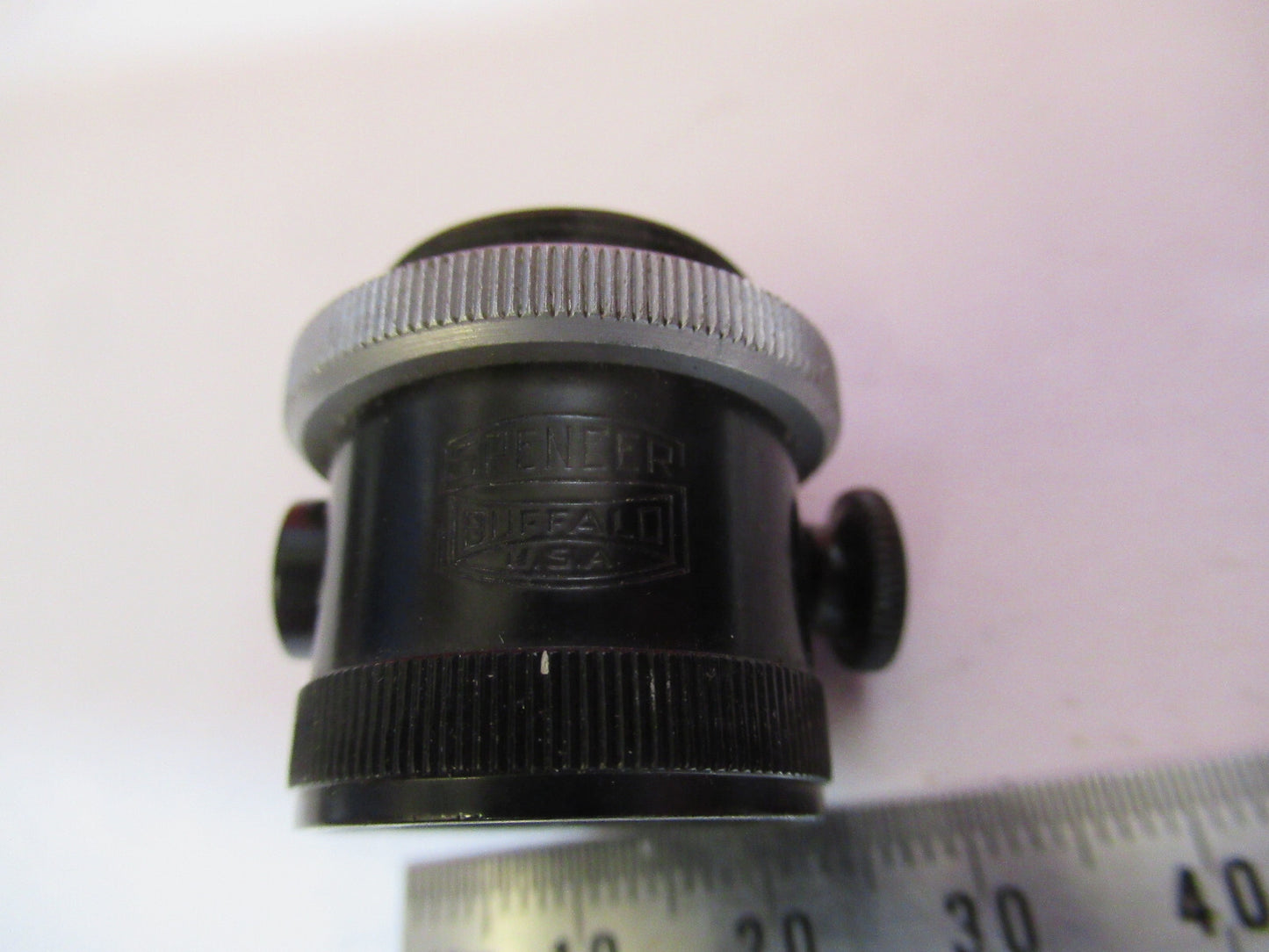ANTIQUE SPENCER USA PRISM OPTICS LENS MICROSCOPE PART AS PICTURED G4-A-89