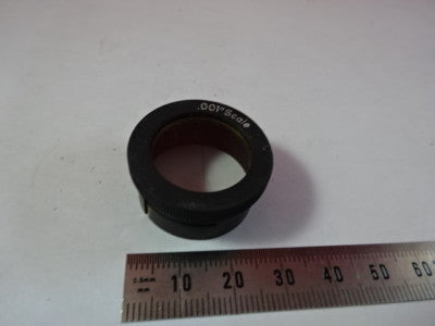 Lens 001" Scale Reticle Eyepiece Ocular Brass Mount Microscope Part Optics