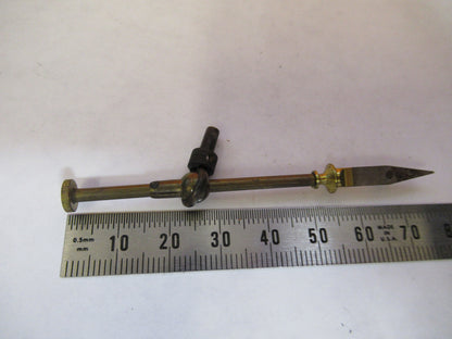 ANTIQUE BRASS ENGLAND RJ BECK SAMPLE HOLDER MICROSCOPE PART AS PICTURED Y2-A-74
