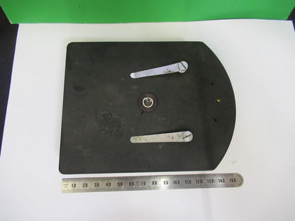 UNITRON JAPAN STAGE TABLE CLIPS IRIS OPTICS MICROSCOPE PART AS PICTURED V3-A-49