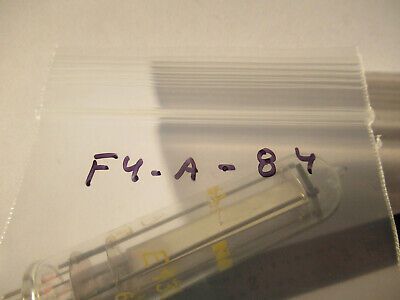 ANTIQUE QUARTZ RADIO CRYSTAL NARVA GLASS HOLDER FREQUENCY CONTROL #F4-A-84