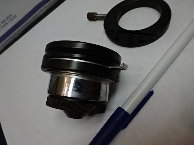 MICROSCOPE PART WILD HEERBRUGG SWISS M11 CONDENSER + IRIS OPTICS AS IS #82-30
