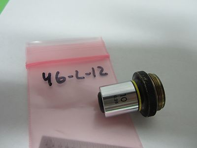 OPTISCHES MIKROSKOP TEIL Nikon Objektiv 10x OPTICS BIN#46-L-12