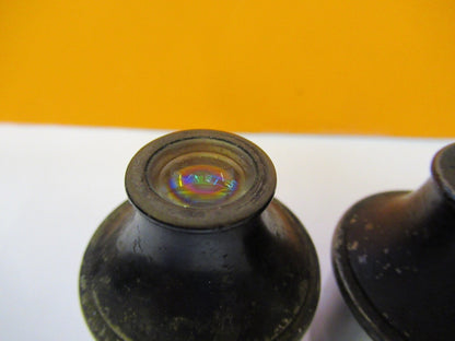 Rare Bausch & Lomb Antique Pair Eyepiece Microscope