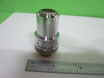 Microscope Objective Ernst Leitz Quartz H32 Germany Infinity Optics