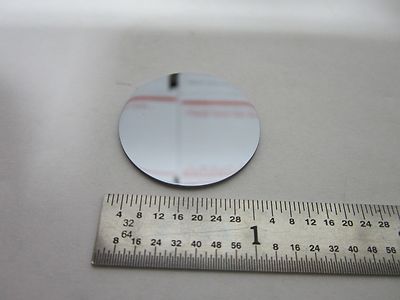 SILICON WAFER THICK OPTICAL INFRARED MIRROR ROUND LASER OPTICS AS IS BIN#F5-25