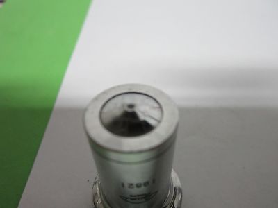 OPTICAL MICROSCOPE PART OBJECTIVE OZUMI M110  JAPAN OPTICS BIN#A1-D-2