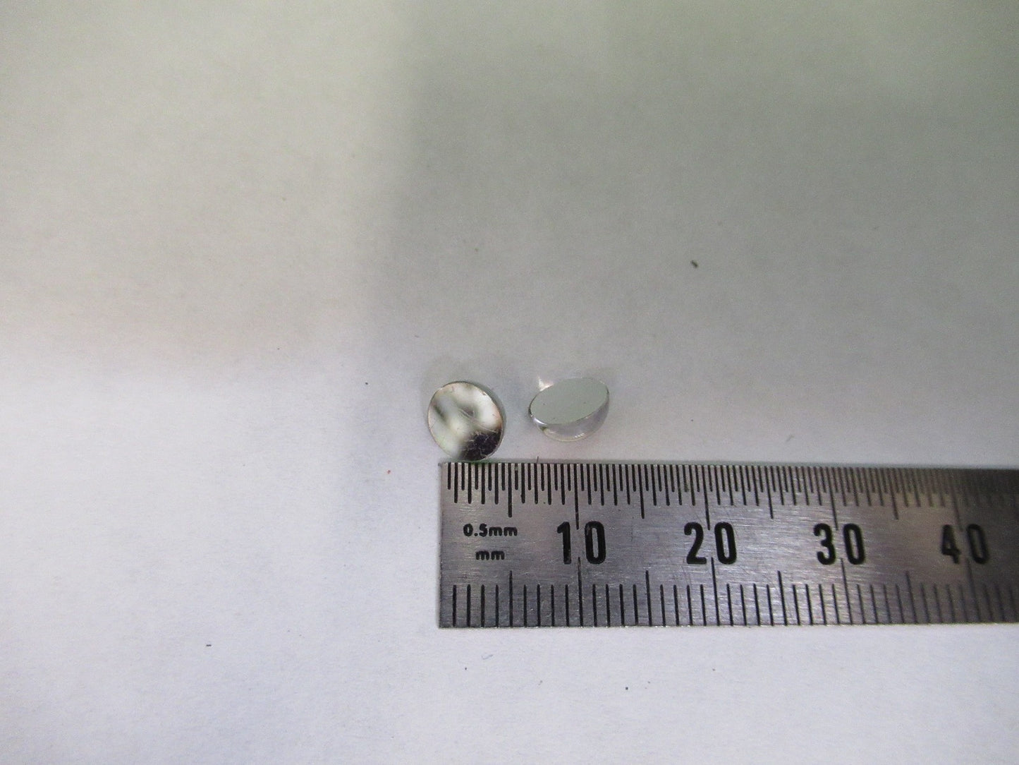 OPTICAL MINI MIRROR PAIR OPTICS MICROSCOPE PART AS PICTURED U8-A-62