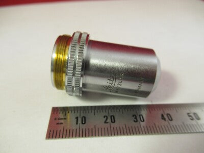 LEITZ GERMANY MICROSCOPE PART OBJECTIVE LENS 10X /170 OPTICS AS PICTURED 8-A-14