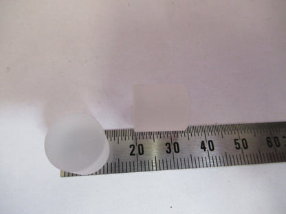 Optical Lot 2 Ea Cylinder Frosted BK7 Glass Preform Optics
