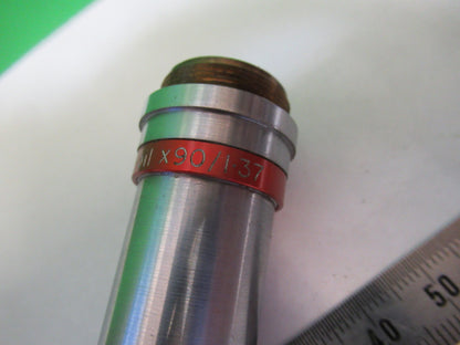 WATSON UK APO 90X OBJECTIVE LENS MICROSCOPE PART AS PICTURED &R2-B-30