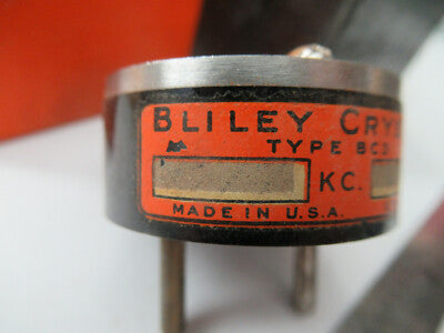Antique Bliley Electric Co. Quartz Crystal BC3 Ham Radio