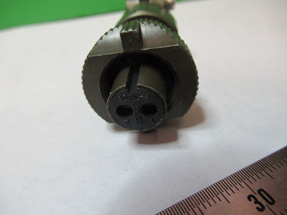 AMPHENOL MS3106A10SL-4S MIL SPEC TWO PINS for ACCELEROMETER AS PIC G3-FT-97