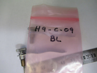 ANTIQUE BAUSCH LOMB  PAIR CLIPS STAGE  MICROSCOPE PART AS PICTURED &H9-C-09