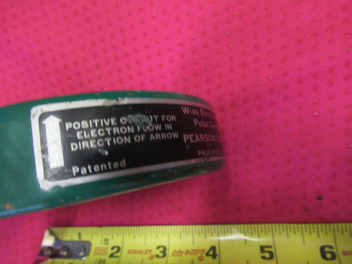 PEARSON EMI CURRENT TRANSFORMER 110A  PALO ALTO AS PICTURED #G3-FT-04
