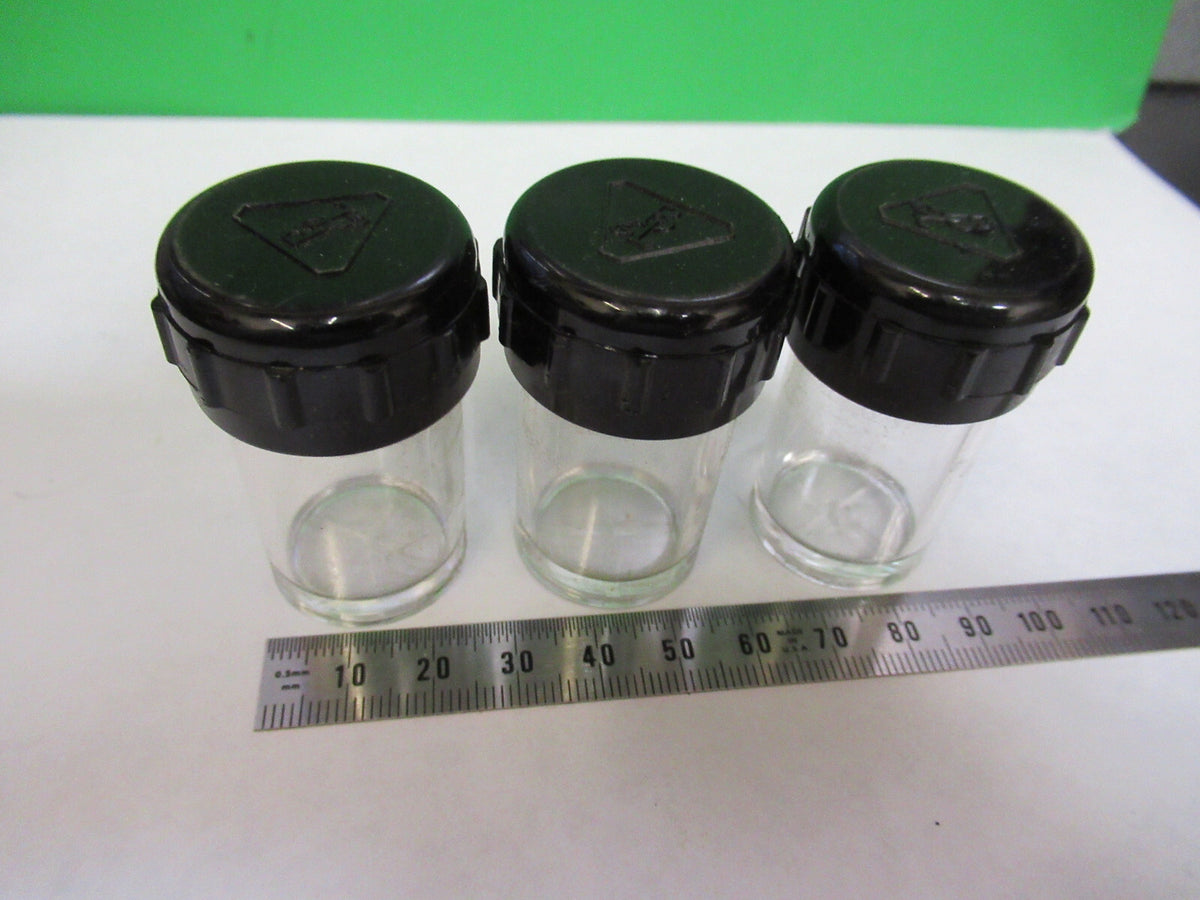 BAUSCH LOMB EMPTY PLASTIC OBJECTIVE CANISTER MICROSCOPE PART AS PICTURED X4-A-47