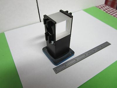 MICROSCOPE PART POLYVAR REICHERT LEICA PRISM CUBE OPTICS AS IS BIN#L1-05