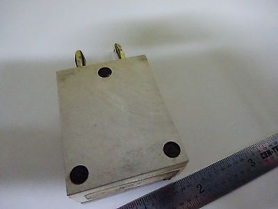 ANTIQUE QUARZ FUNKKRISTALL US NAVY PREMIER FREQUENCY CONTROL #W7-52