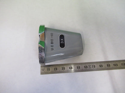 AO AMERICAN OPTICS STEREO OBJECTIVE 3X MICROSCOPE PART AS PICTURED X4-A-03