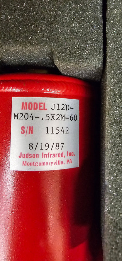 OPTICAL EG&G JUDSON CRYOGENIC INFRARED LIGHT DETECTOR OPTICS AS PICTURED J12D