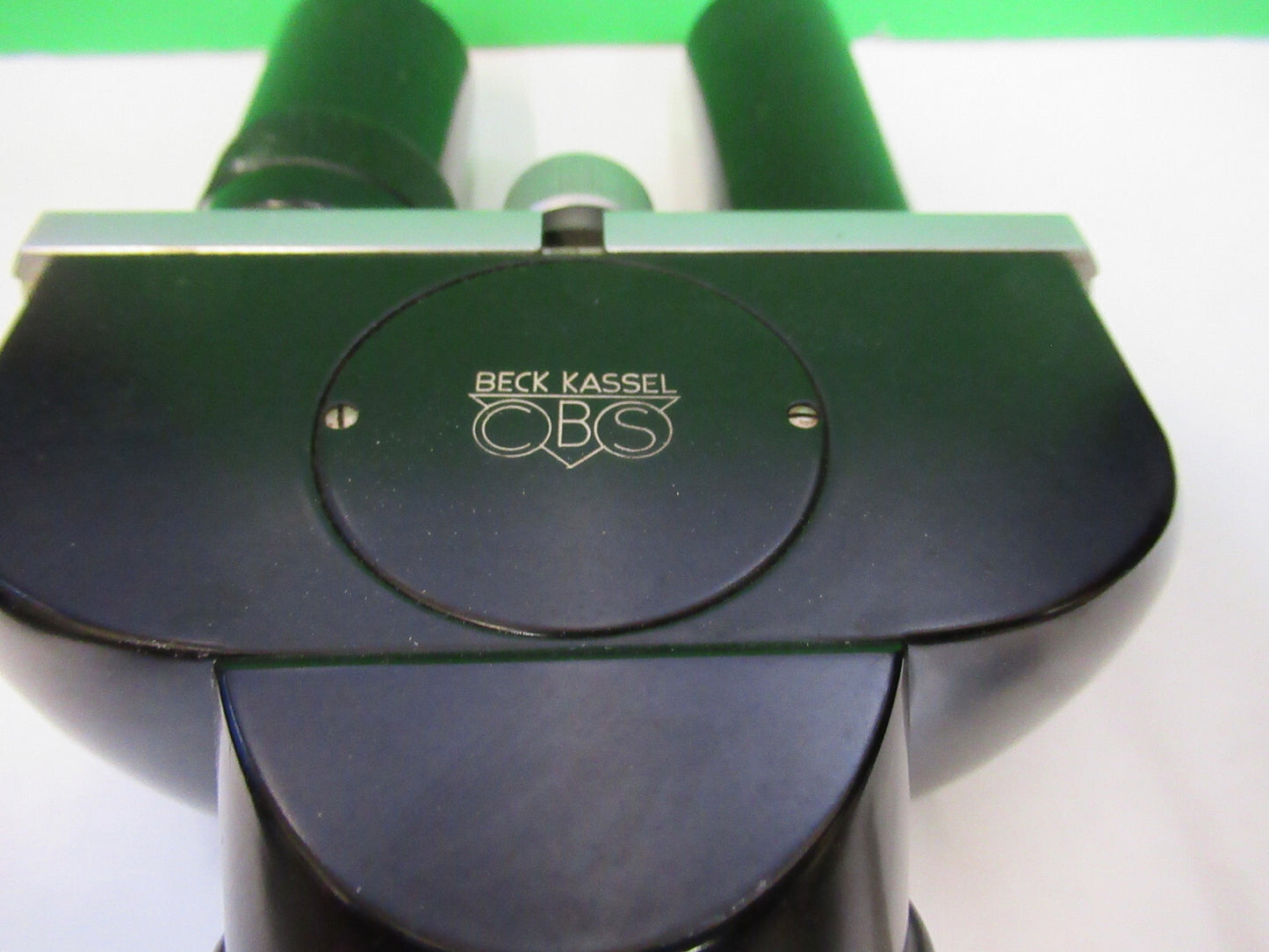 BECK KASSEL CBS GERMANY BINOCULAR HEAD MICROSCOPE PART AS PICTURED G8-A-03