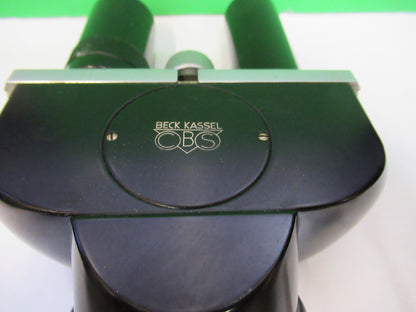 BECK KASSEL CBS GERMANY BINOCULAR HEAD MICROSCOPE PART AS PICTURED G8-A-03