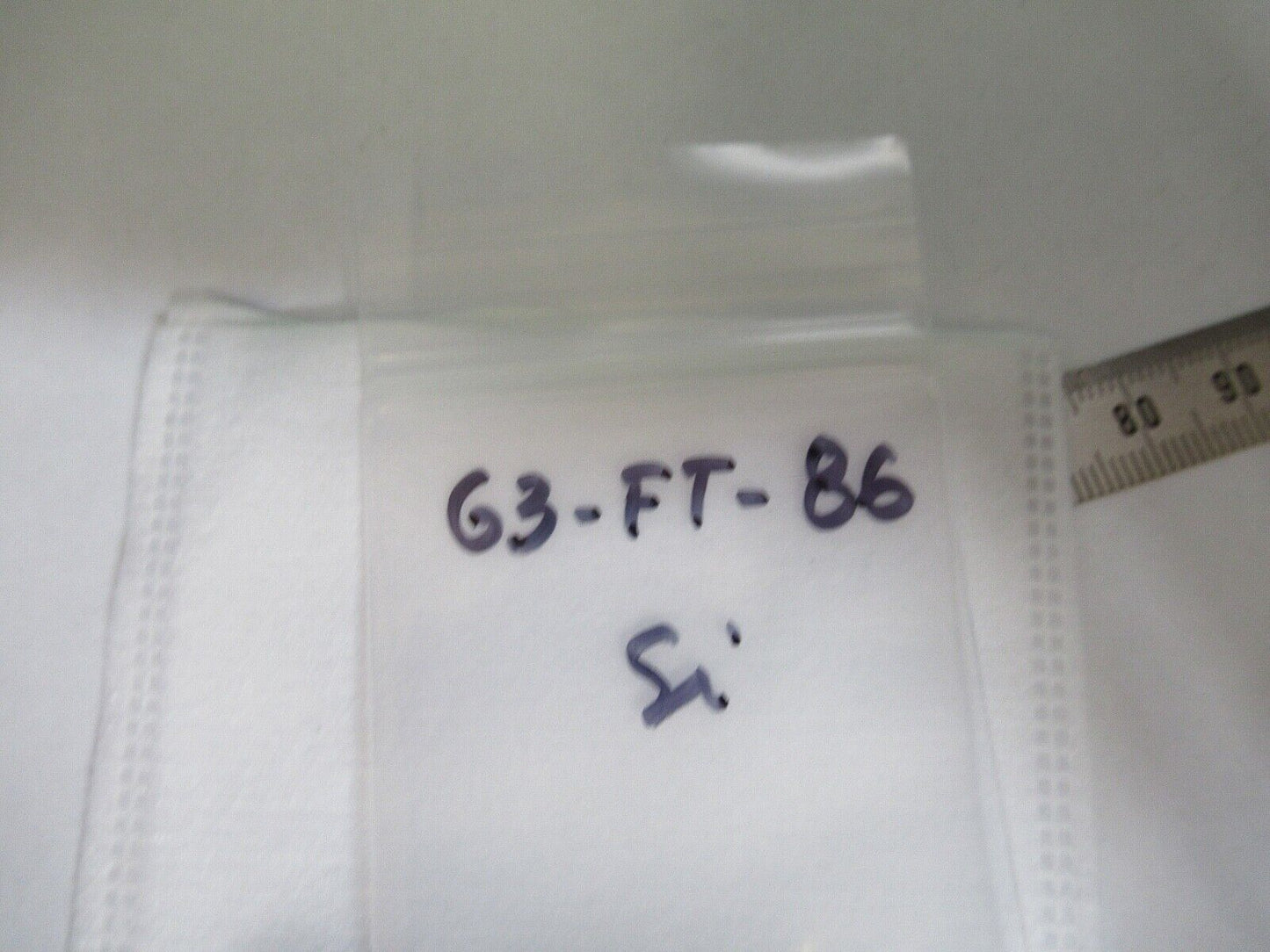 SLAB SILICON ELEMENT SINGLE CRYSTAL THICK WAFER RARE AS PICTURED G3-FT-86
