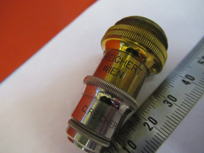 Antique Brass Charles Reichert Wien Austria Objective 8a Microscope Part