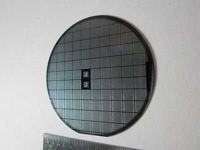 SILICON WAFER CIRCUITRY SINGLE CRYSTAL LASER OPTICS BIN#35-38