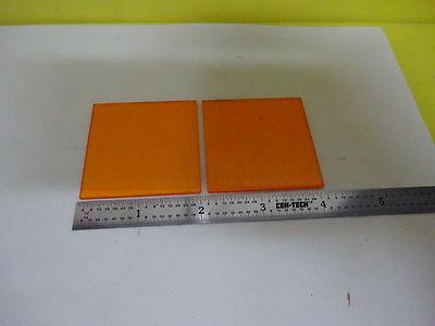 Optical Filters Orange Balzers Germany Laser Optics