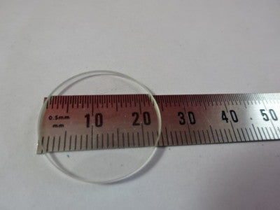 CROSSHAIR RETICLE MICROMETER for OCULAR MICROSCOPE OPTICS AS IS &51-A-47