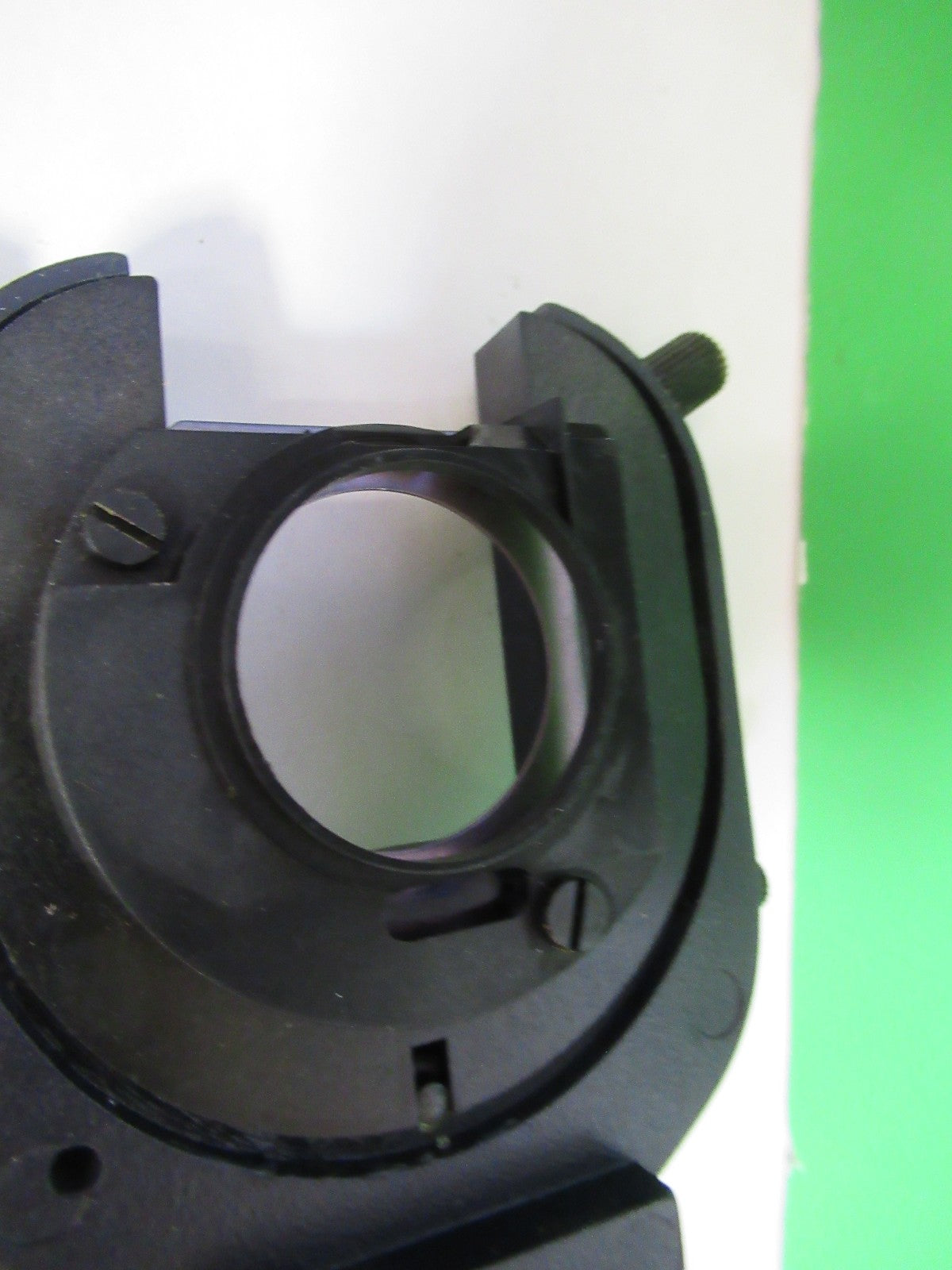 LEICA LEITZ GERMANY DMRB CONDENSER HOLDER MICROSCOPE PART AS PICTURED V7-FT-89