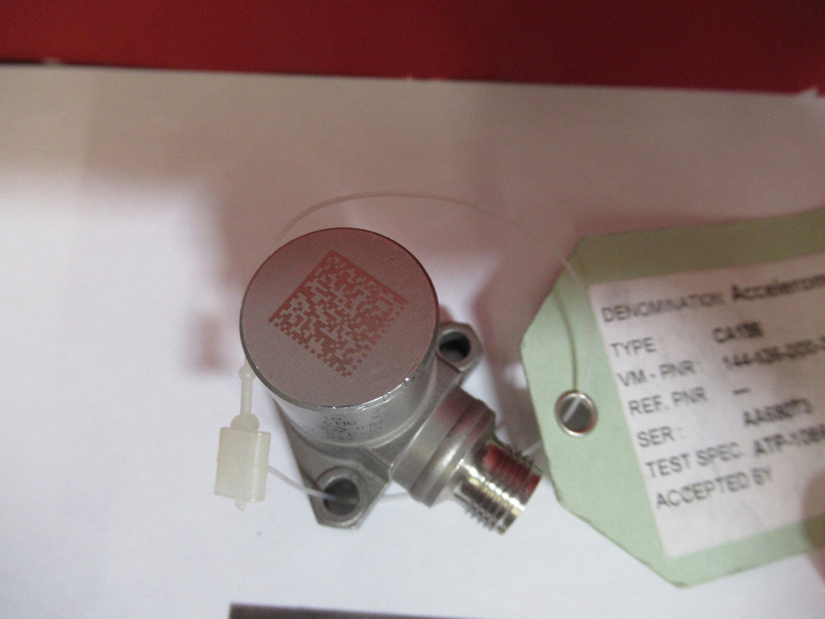 MEGGITT VIBRO-METER CA136 144-136-000-204 TURBINE ACCELEROMETER AS PIC T1-A-60
