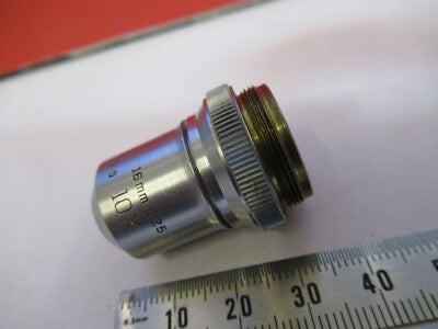 BAUSCH LOMB 10X objective lens OPTICS MICROSCOPE PART AS PICTURED  &B3-B-20